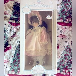 VINTAGE PORCELAIN ADORABLE MEMORIES COLLECTORS DOLL NIB